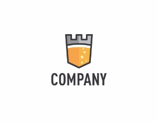 Projektowanie logo dla firm online Piwo-wieża